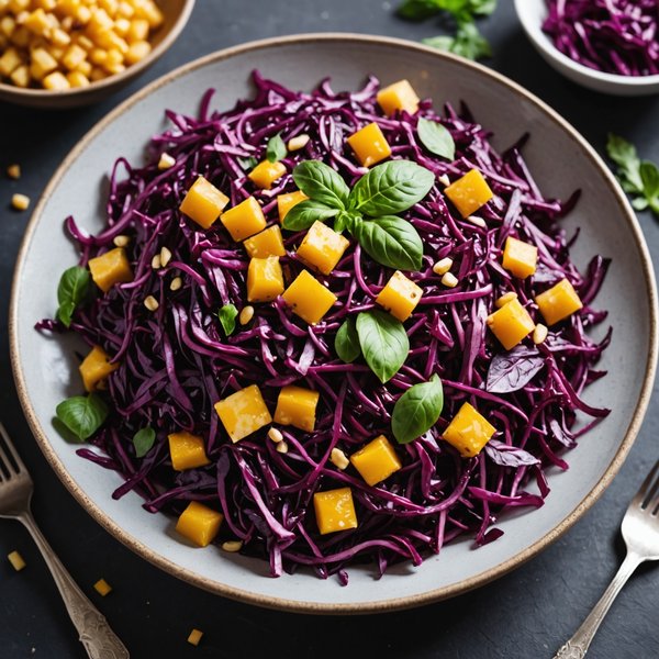 Comment préparer des salades de chou rouge pour une entrée croquante et nutritive?